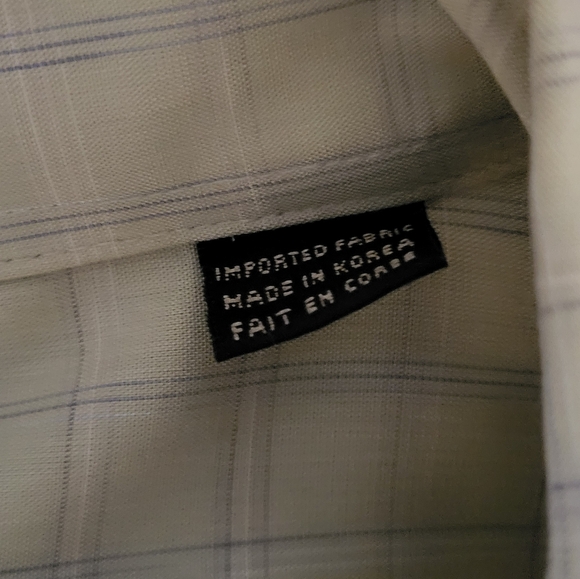 Bugatchi Uomo XXLarge Pale Green Cotton-blend Short Sleeve Shirt - Picture 5 of 7